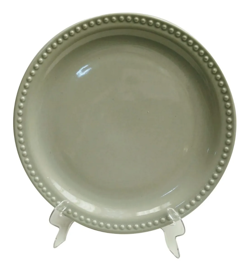Plato Trinche Mauve Gris 27 cm