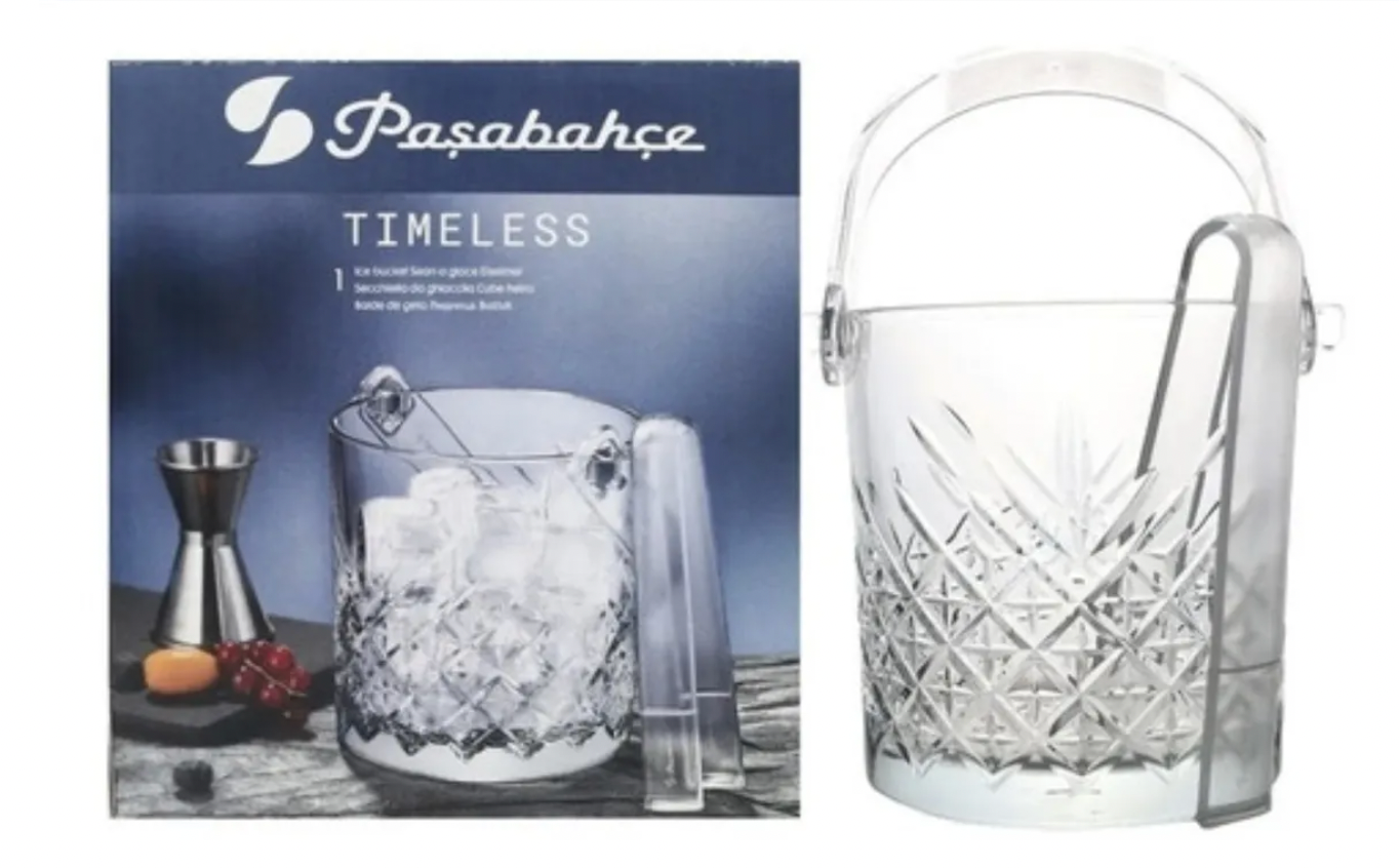 Hielera Timeless Vidrio con Pinza 1 l Pasabahce
