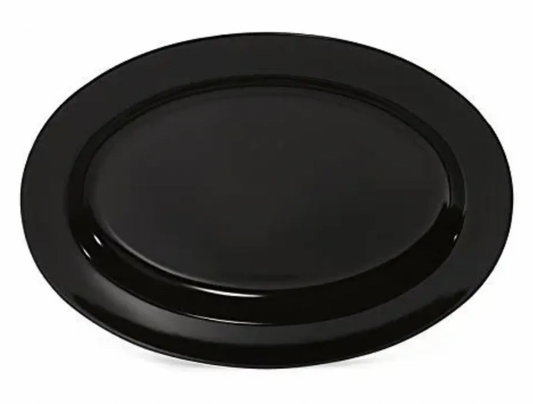 Plato Melamina Negra Tampiqueño 30 CM