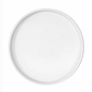 Plato Trinche Blanco Mate 27 cm con Borde