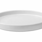 Plato Trinche Blanco Mate 27 cm con Borde
