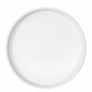 Juego 50 platos mediterráneos blancos 27 cm