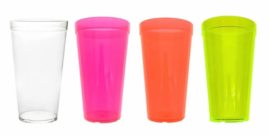 Vaso Policarbonato Colores Traslúcidos
