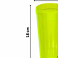 Vaso Policarbonato Colores Traslúcidos