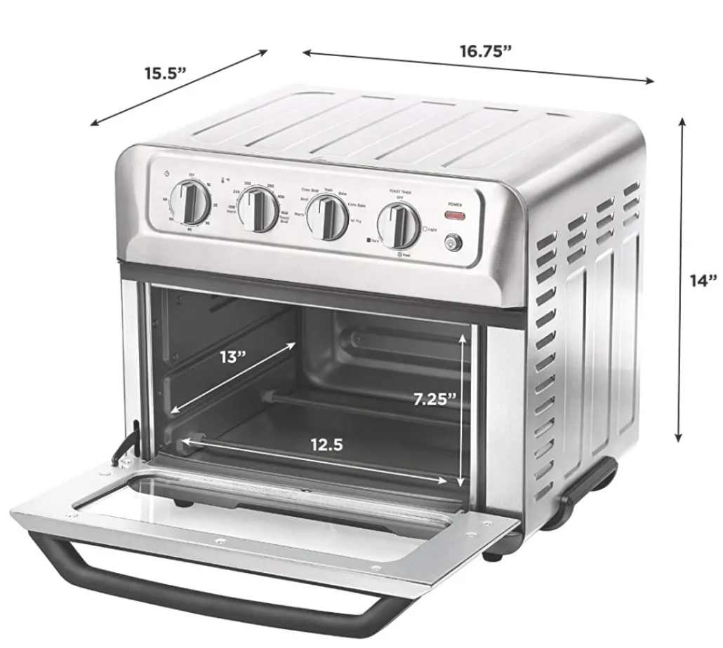Horno Tostador De Aire Analogico Chefman