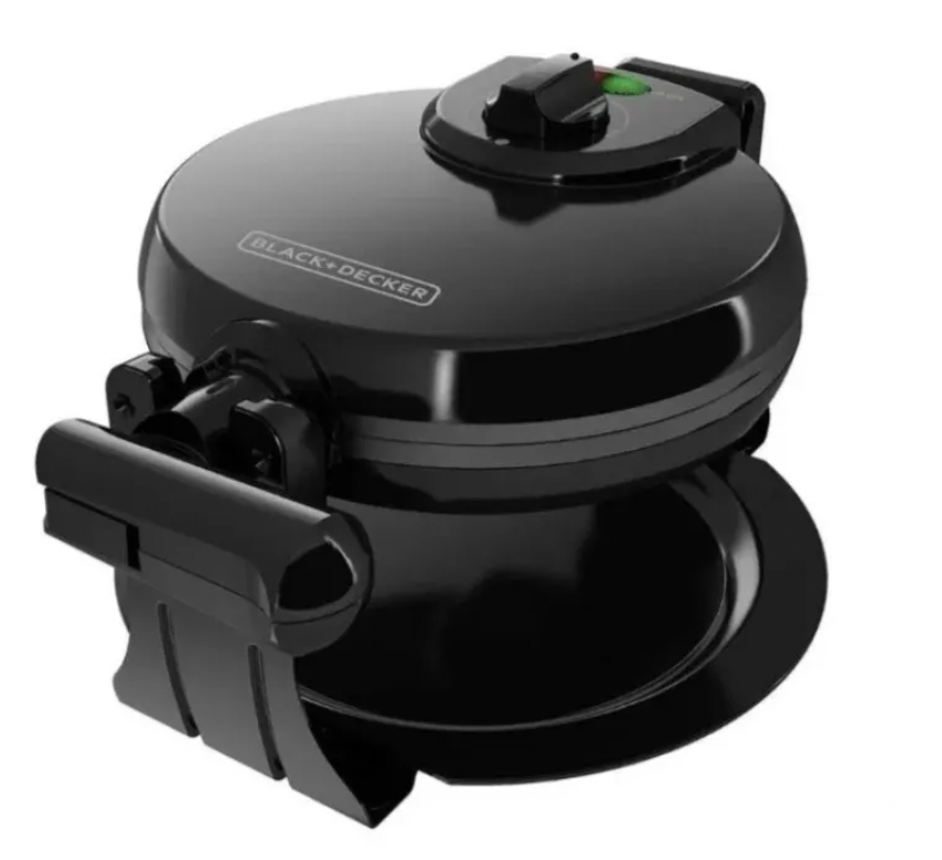 Waflera Giratoria Black And Decker Wm1000b Negra