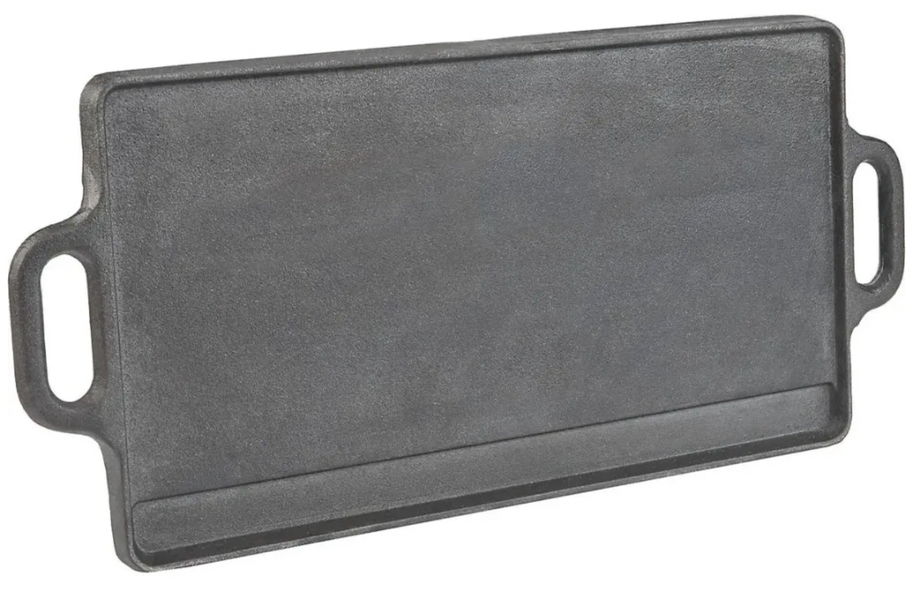Comal Grill De Hierro Fundido 39x20 Cm