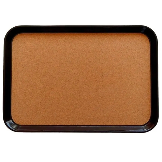 Charola Rectangular de Fibra de Vidrio y Corcho 45 x 65 cm