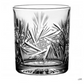 Juego de Vasos de Cristal Cortado Wisky