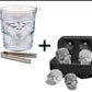 Set de Hielera y Molde de Hielos Calavera