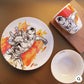 Vajilla personajes  4 personas porcelana