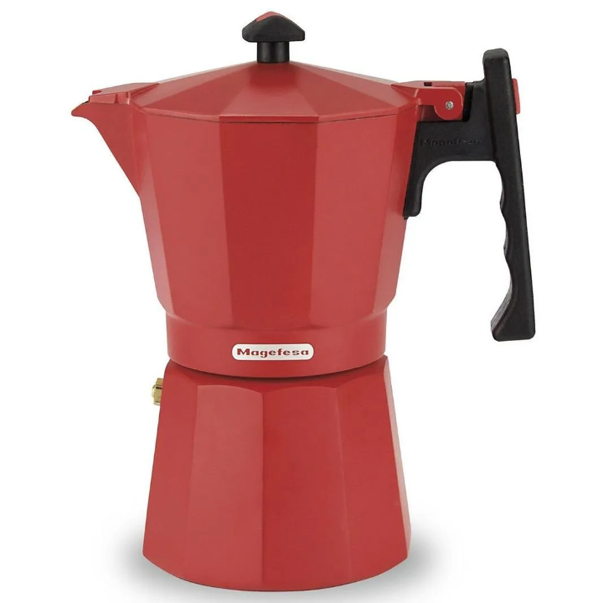 Cafetera Magefesa Colombia 6 tazas manual roja italiana