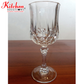 Juego de 6 copas Longchamp flauta Cristal D'arques