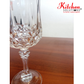 Juego de 6 copas Longchamp flauta Cristal D'arques