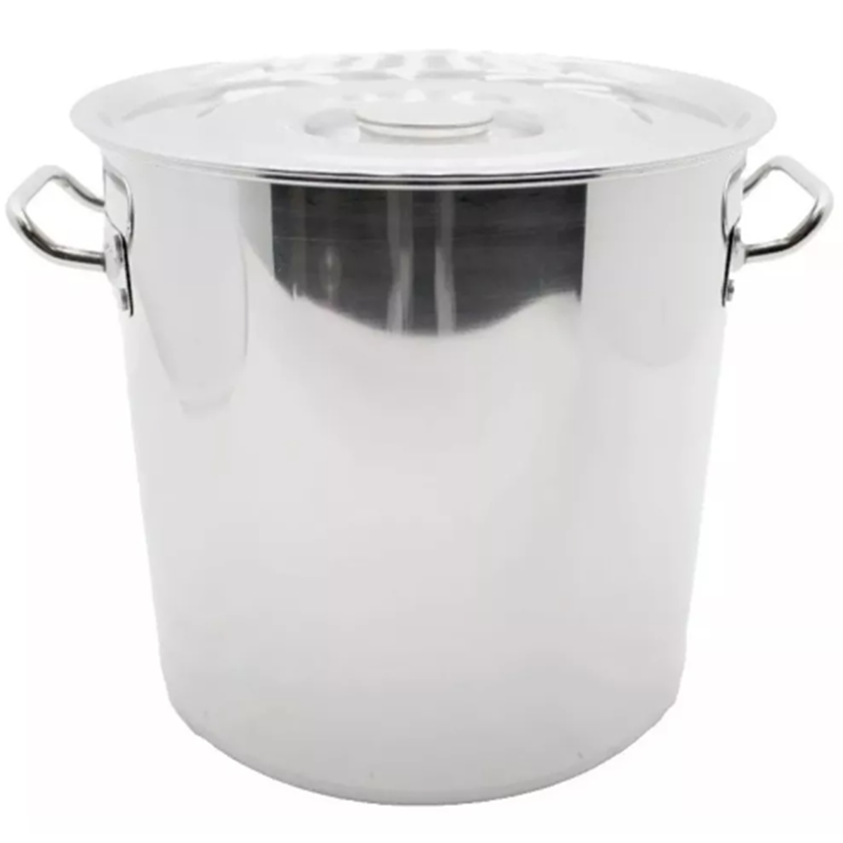 Olla Enorme De 35 Litros De Acero Inoxidable, Súper Resistente, Ideal Para Cocina Profesional O Familiar