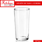 Paquete de Vajilla Modelo Basic para 100 personas, Vaso Jaibolero o vaso Cubero grueso y Cubiertos