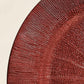 Plato Base Rojo