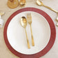 Plato Base Rojo