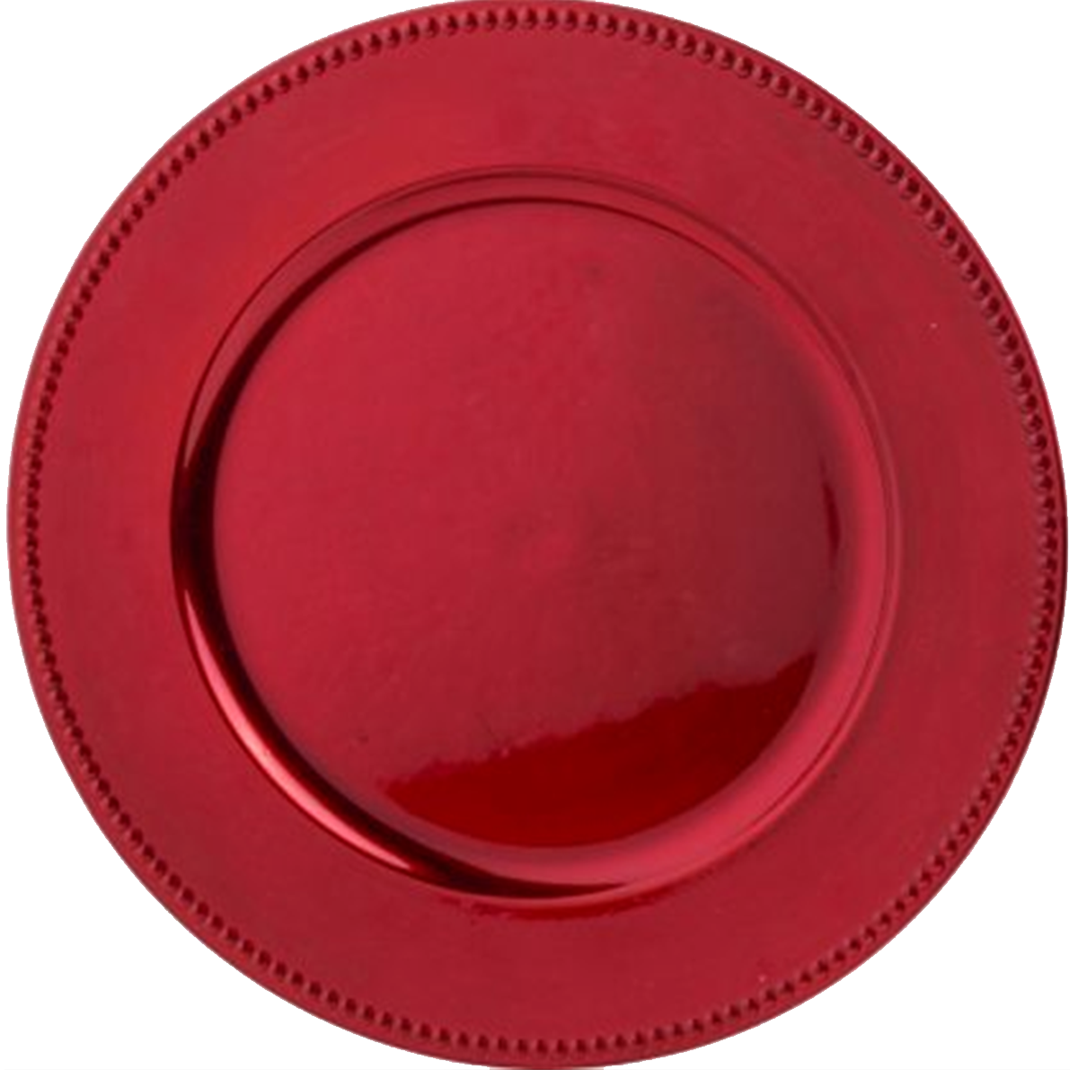 Plato Base Rojo 33 cm