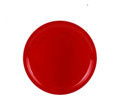 Plato Trinche 27 cm Rojo Porcelana